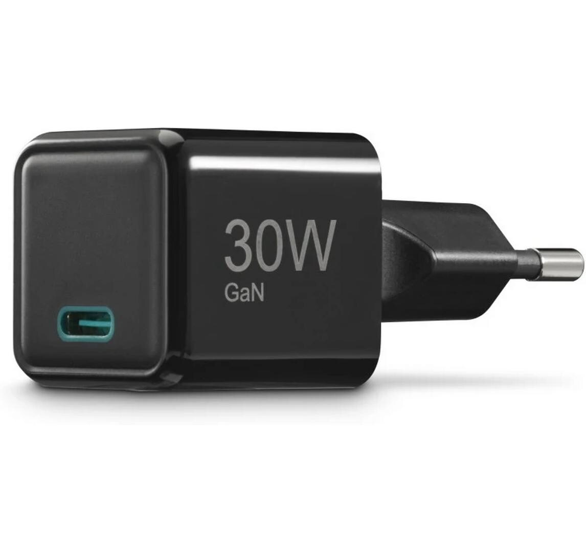 USB-Wandladegerät Mini-charger USB-C 30 W SchwarzSuper-Mini-GaN-Ladegerät USB-C