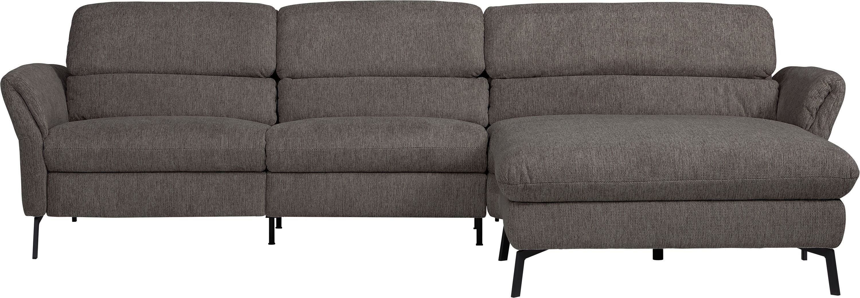 SEBO Ecksofa - Dunkelgrau / B: 284.0 cm x T: 161.0 cm x H: 84.0 cm
