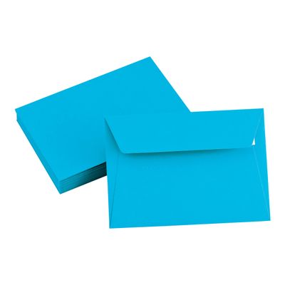 Pollen - 20 Enveloppes - 114 x 162 mm - 120 g/m² - turquoise