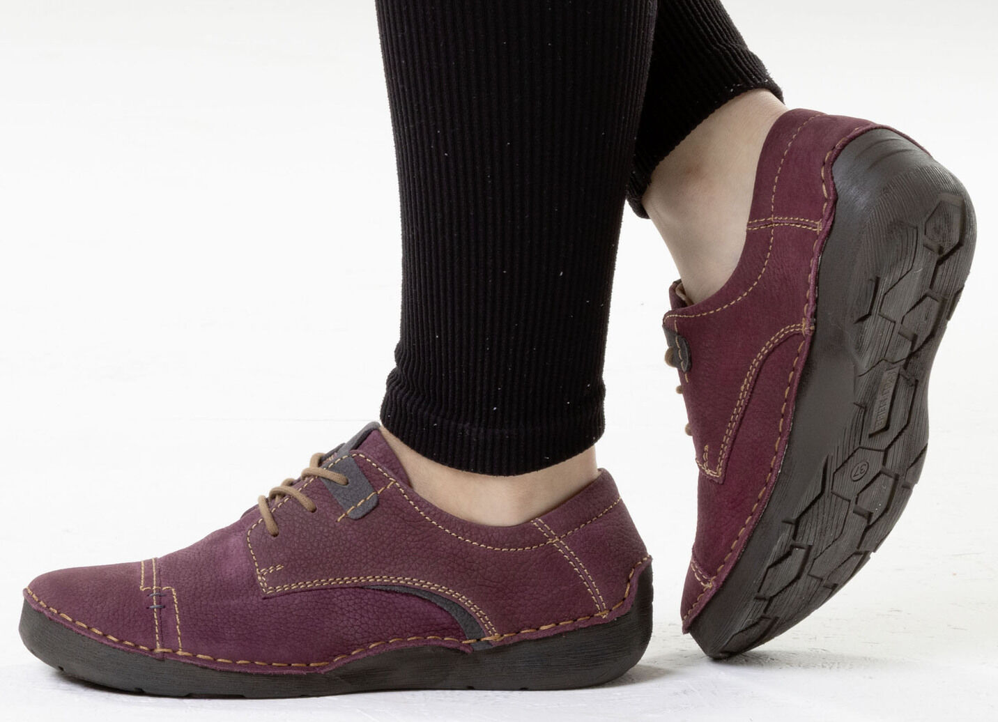 Josef Seibel, klassische Damen-Schnürschuhe, Weite G, mit herausnehmbarem Fussbett