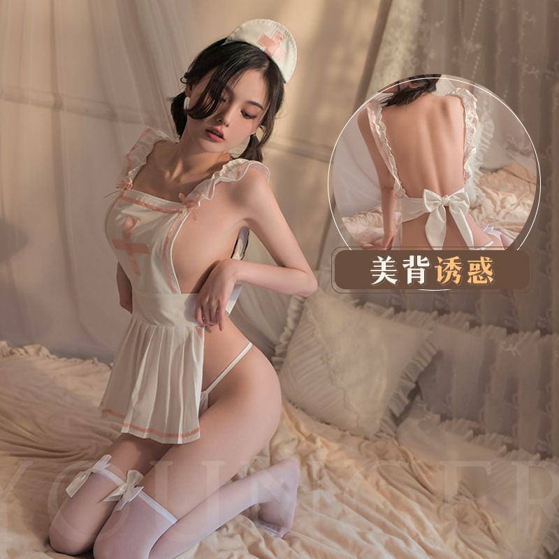Holipse - Verpleegster lingerie kostuumset