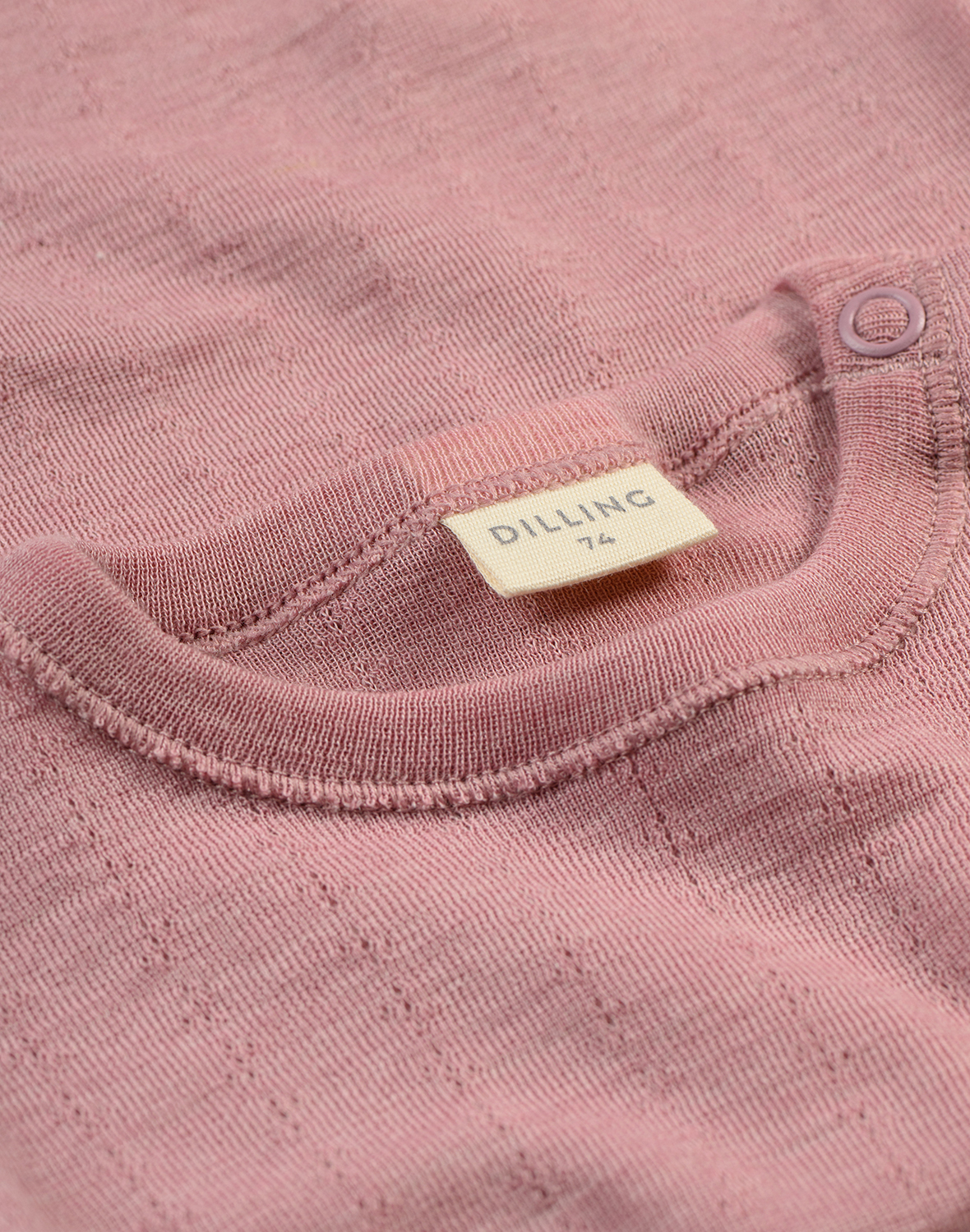 Pointelle shirt van merinowol/zijde voor baby's