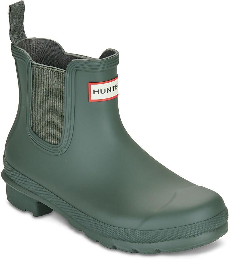 Hunter Boots Women's Original Chelsea Rubberlaarzen olijfgroen