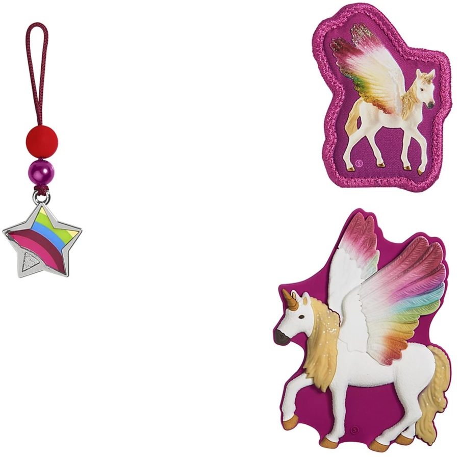 Step by Zubehör-Set Magic Mags Schleich geflügeltes Regenbogeneinhorn