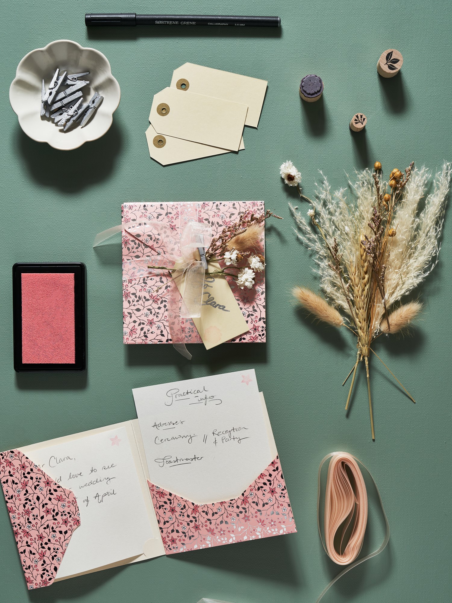 Tørrede blomster til DIY | Tørrede blomster. | Off White