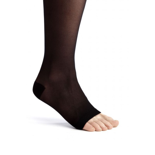Bas de contention pieds ouverts classe 2 Thuasne Venoflex Incognito Absolu