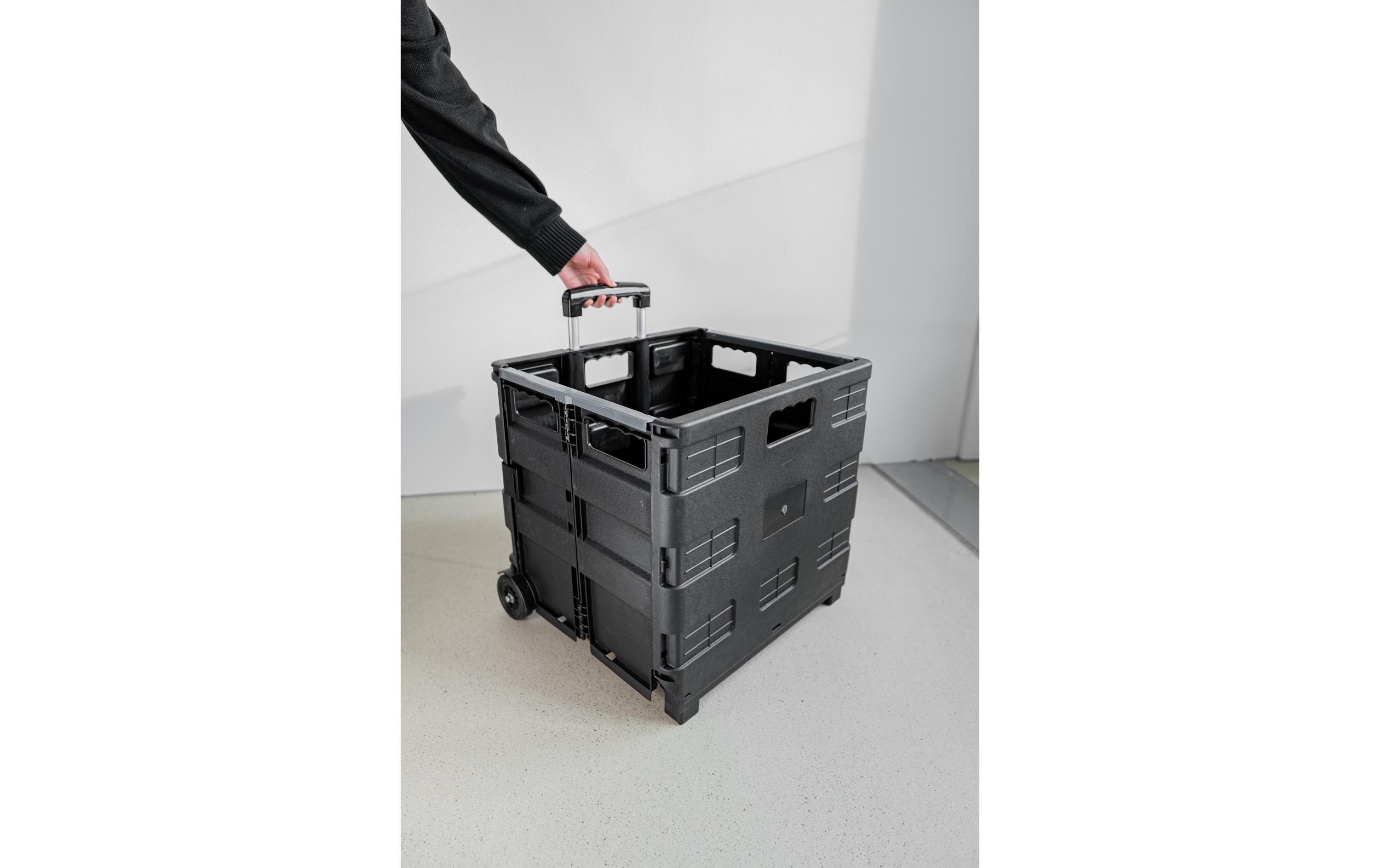 Klappbox Caddy 45 LFaltbarer Waffenkoffer für Werkstatt, Büro, Einkauf, Reinigung und vieles mehr