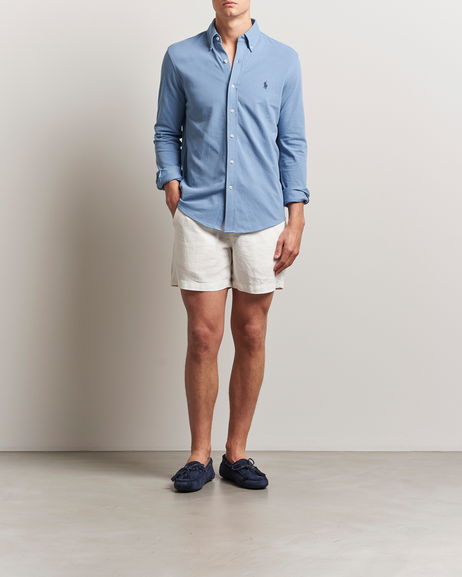 Polo Ralph Lauren Prepster Linen Shorts Deckwash White