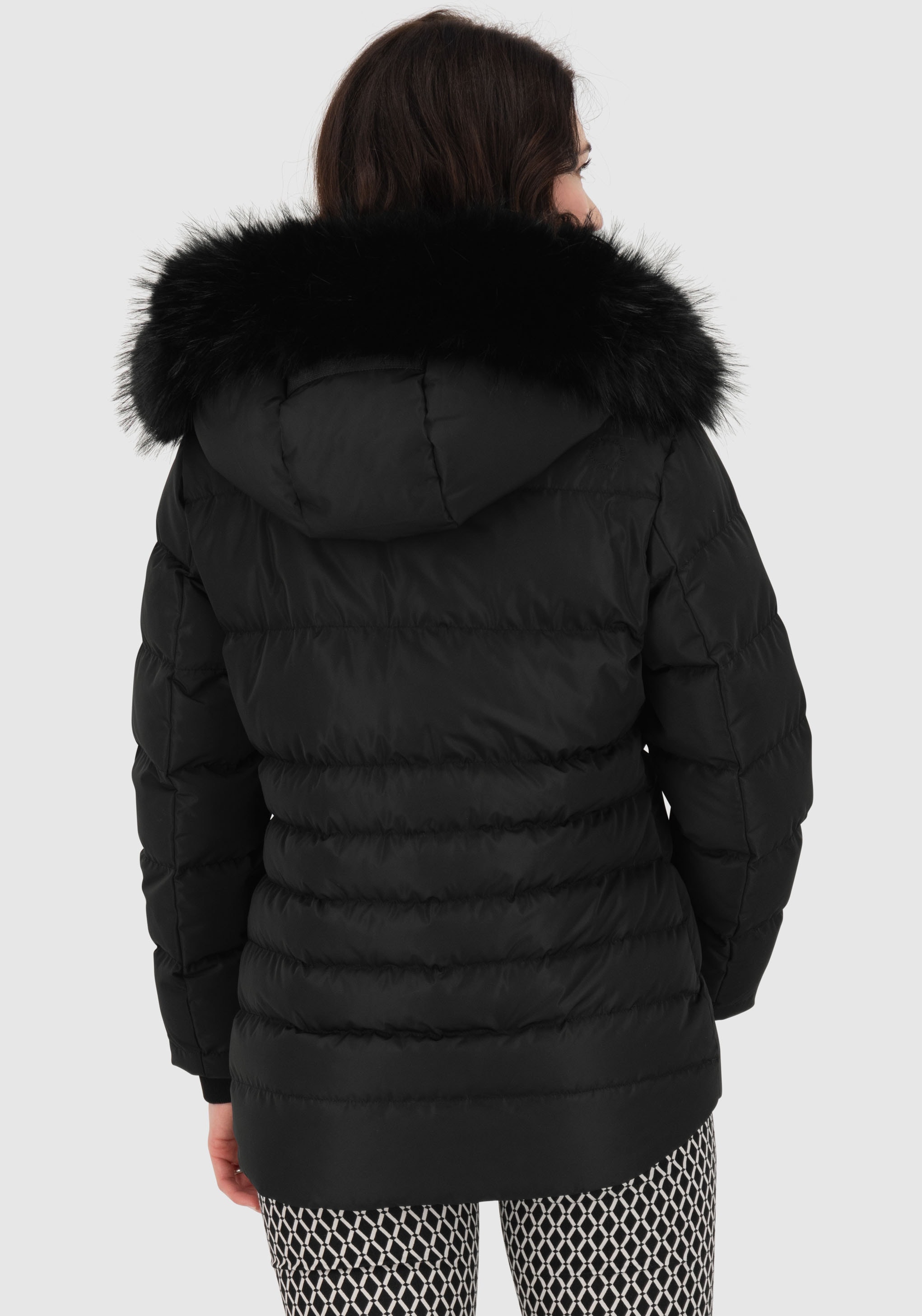 Alife & Kickin Steppjacke »SunndustAK A« mit Kapuze hochwertige Winterjacke mit abnehmbarem Fellimitat