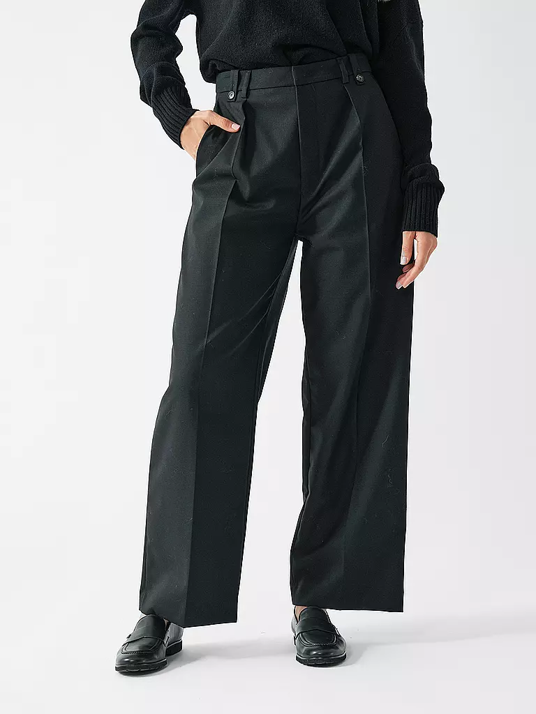 TELA Marlenehose MANCHESTER schwarz