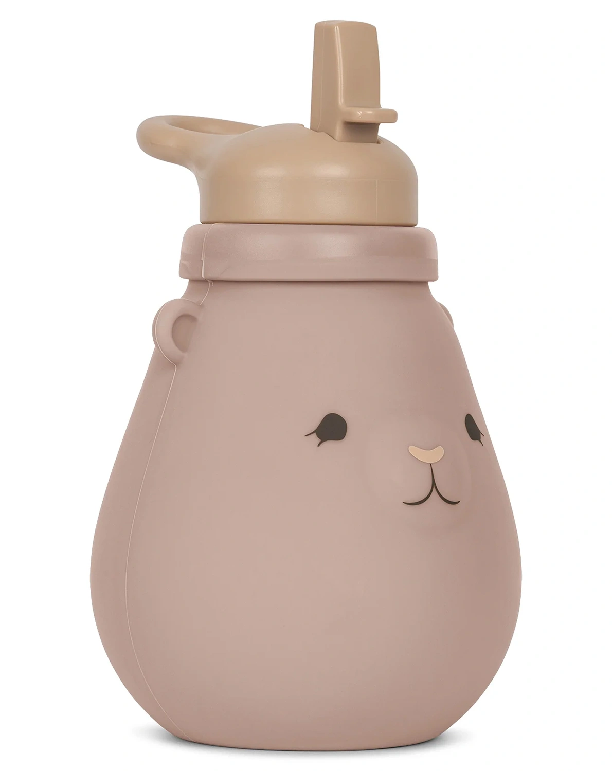 Silikon-Trinkflasche TEDDY (400ml) in blush