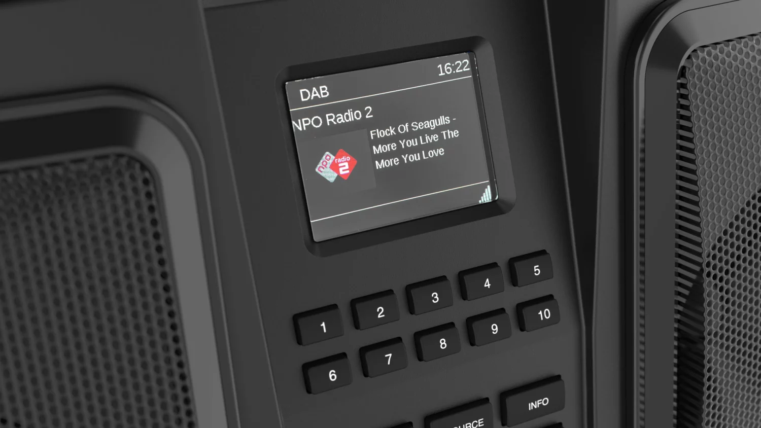 PerfectPro RB2 Rockbull Bouwradio - FM RDS - DAB  - aux-in - werkt op netstroom & batterij