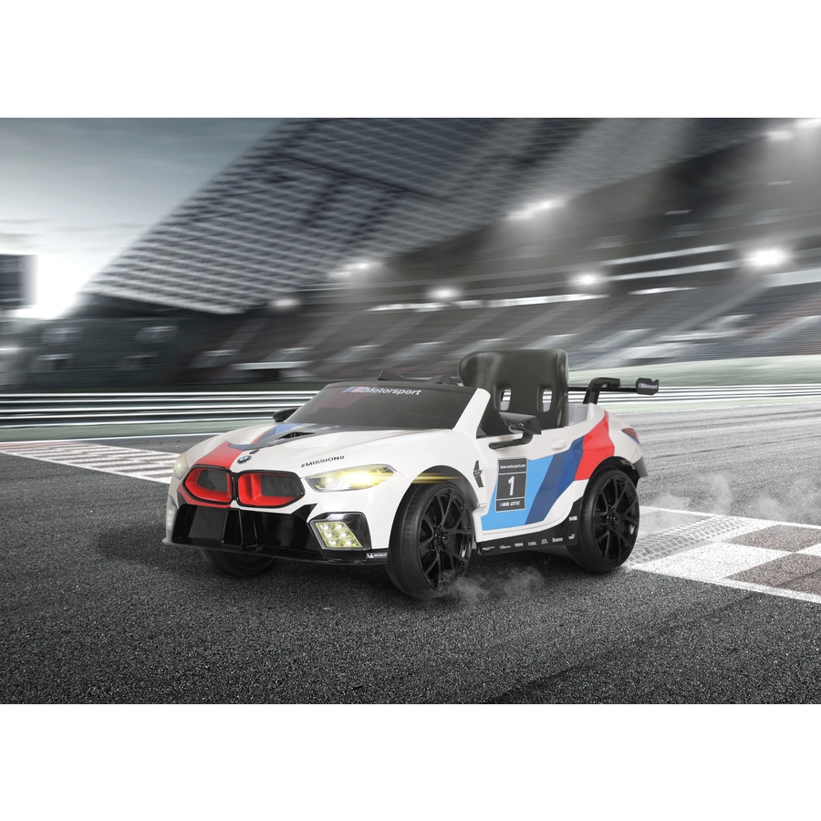 ROLLPLAY Elektroauto BMW M8 GTE Weiß Weiß