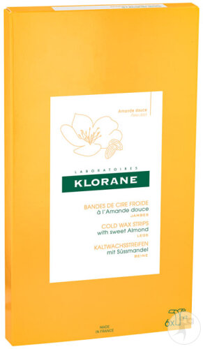 Klorane Amande Douce Bandes De Cire Froide 6 Pièces