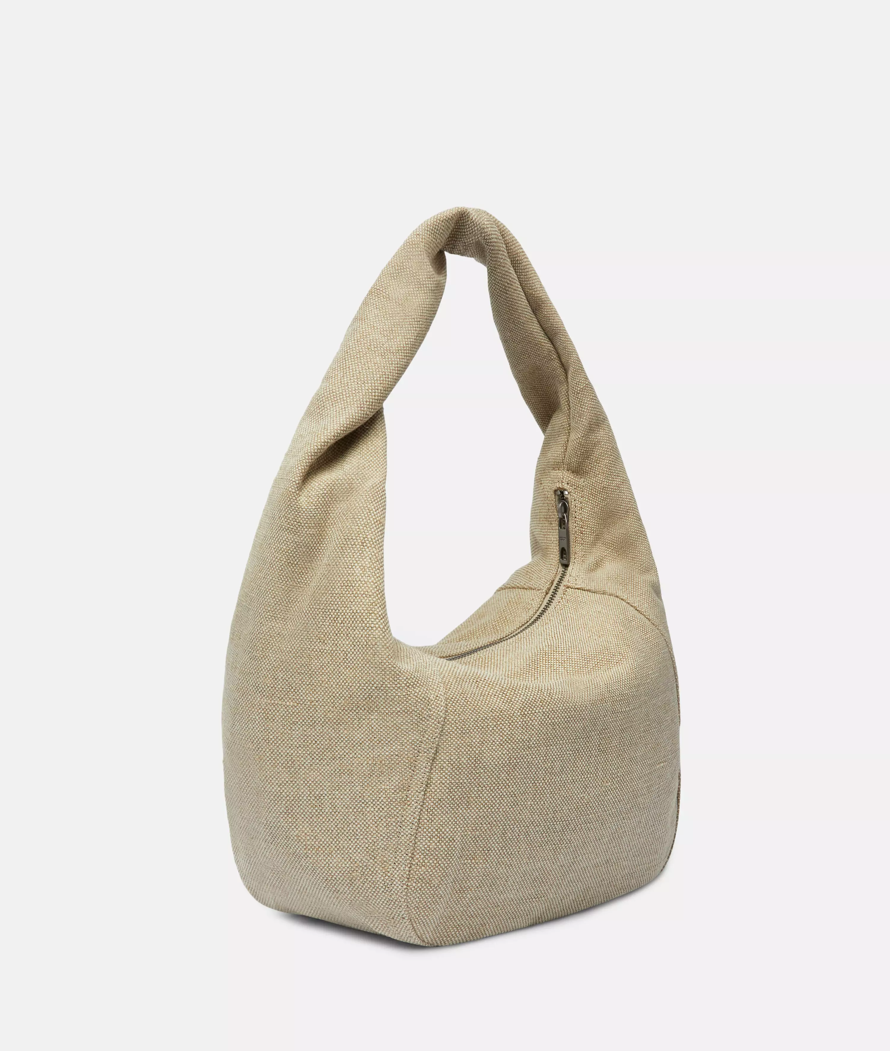 Farrah Hobo M Spacious canvas pouch bag