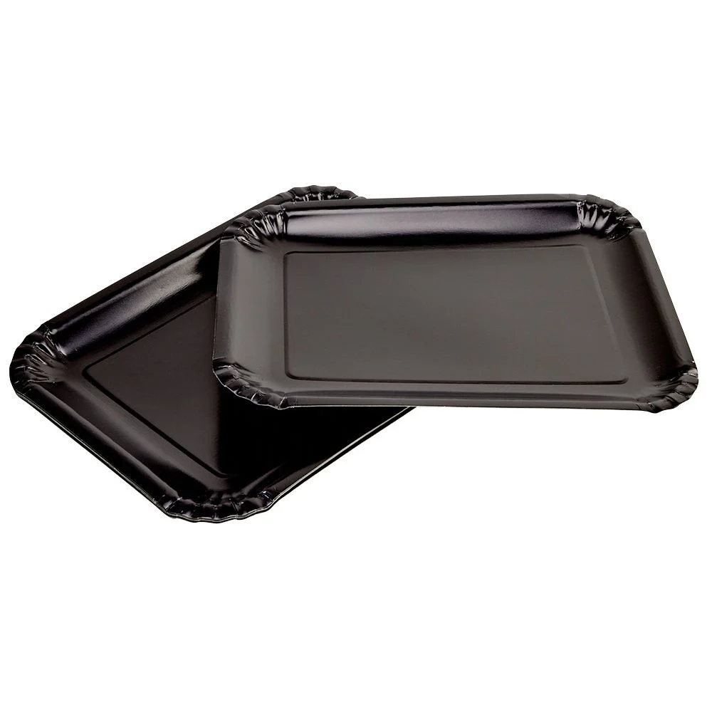 Plateau rectangulaire en carton x5