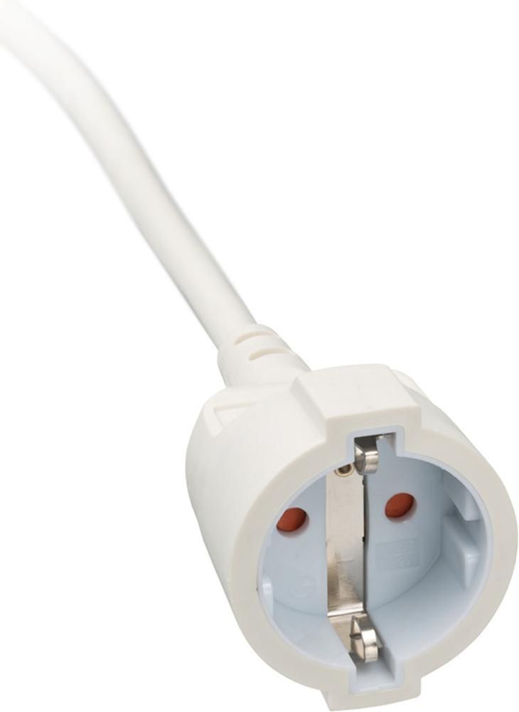 Brennenstuhl Verlengsnoer Kwaliteits Kunststof met Platte Stekker 5m H05VV-F3G1,5 Wit - 1168980250