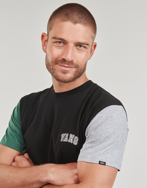 Vans - COLORBLOCK VARSITY SS TEE - Noir