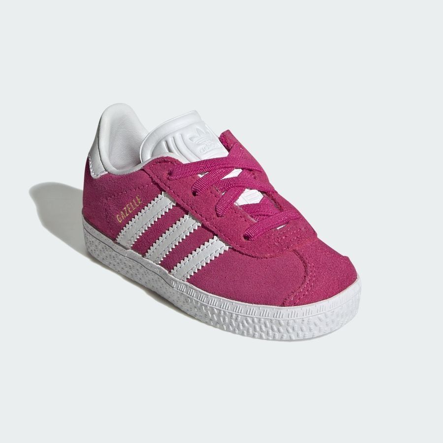 Adidas Original Gazelle Comfort Closure Elastic Laces Shoes Kids
