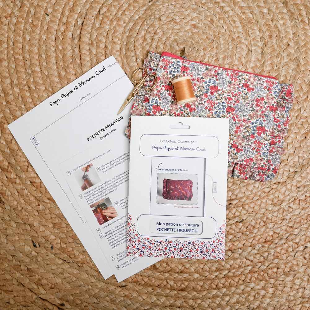 Patron Pochette Froufrou