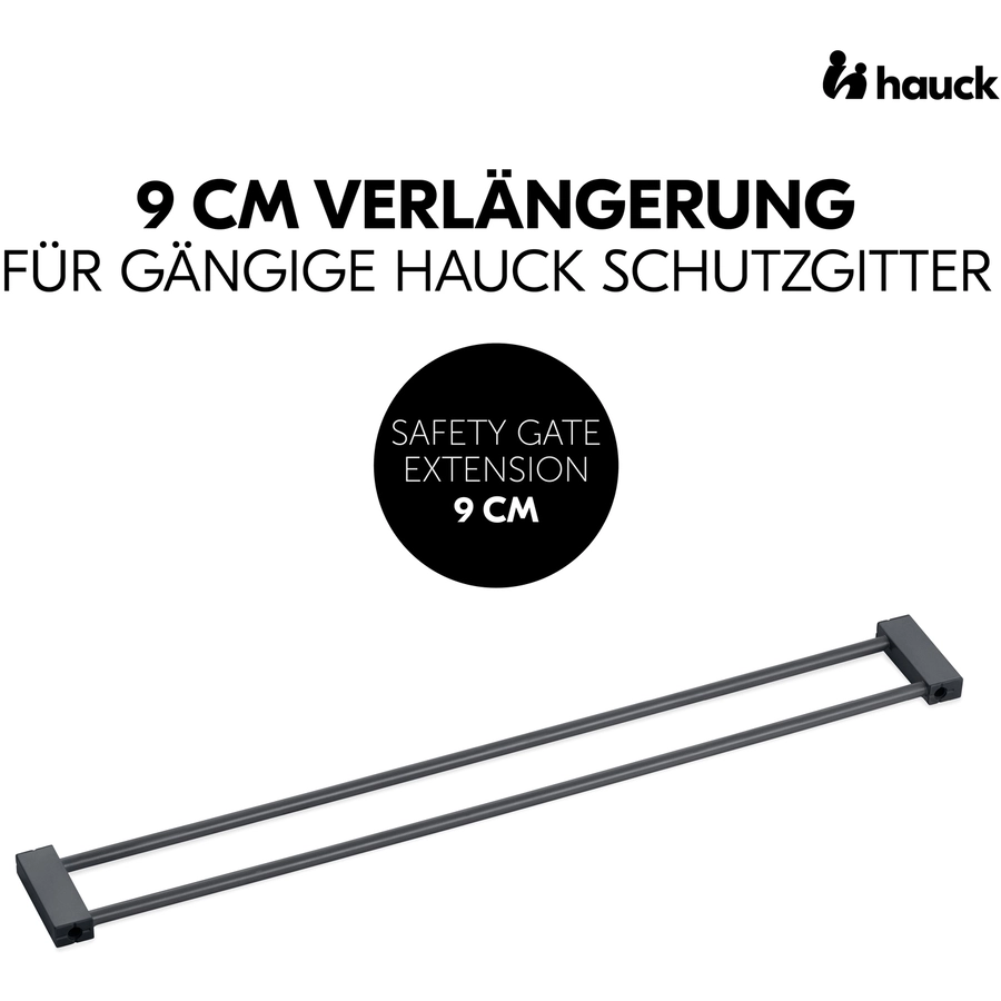 hauck Verlängerung für Türschutzgitter Safety Gate 9 cm Dark Grey