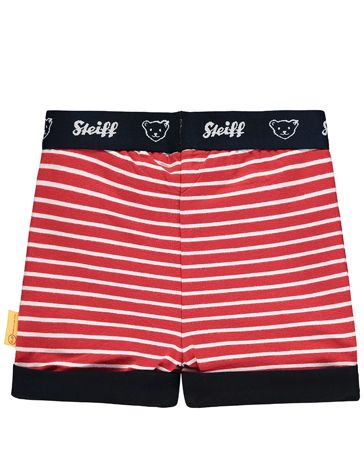 Jersey-Shorts SEELUFT BABY gestreift in rot