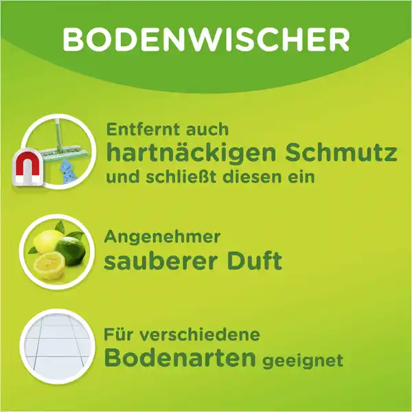 Wet Feuchte Bodentücher Zitrus Nachfüllpackung