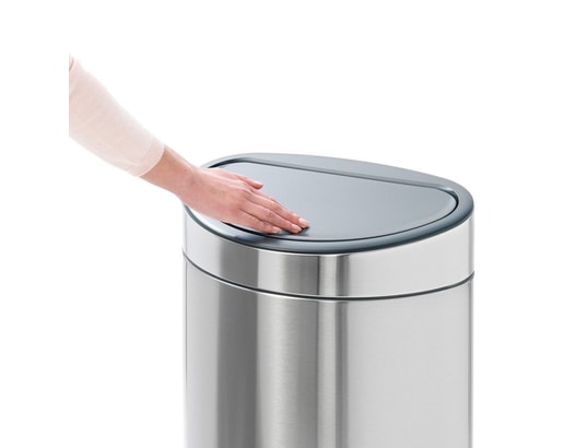 BRABANTIA - Poubelle Touch Touch bin new 40 L - matt steel - 114823