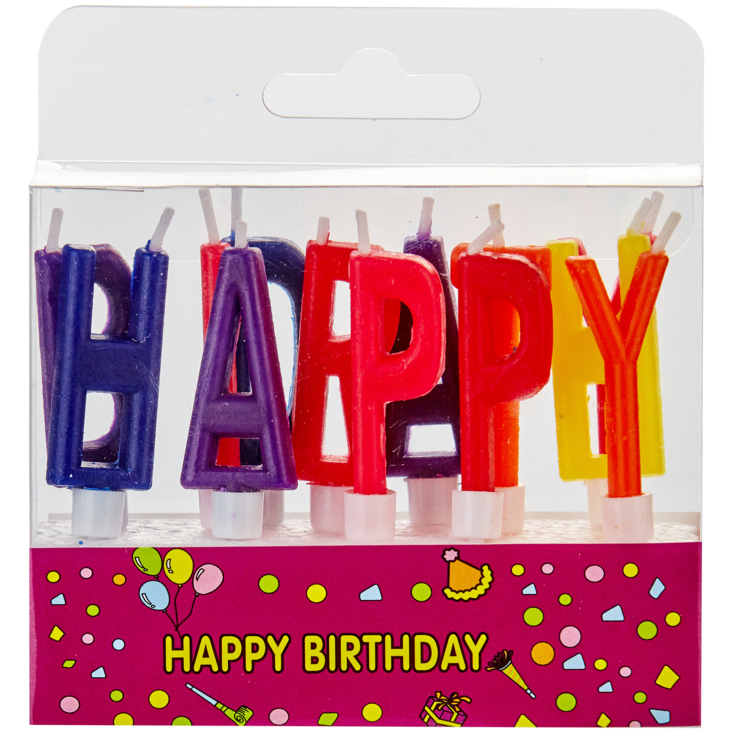 Kerzen Happy Birthday