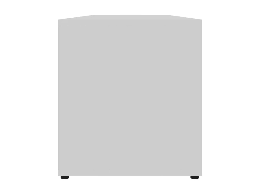 Meuble TV Blanc 120x34x37 cm Bois d'ingénierie