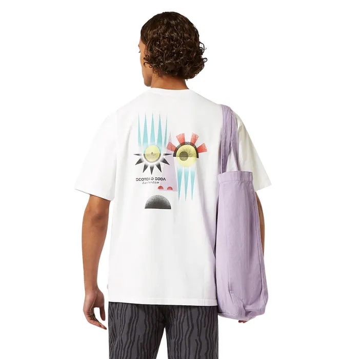 Scotch & Soda Front and Back Artwork Shirt Heren