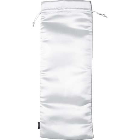 Sinful hvid satin opbevaringspose large
