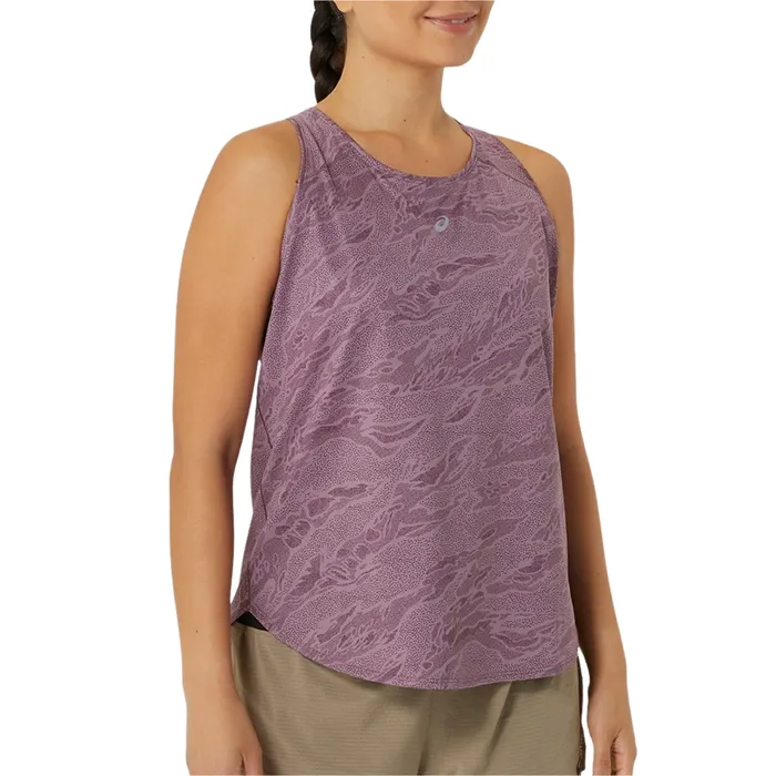 Asics Road All Over Print Tanktop Dames
