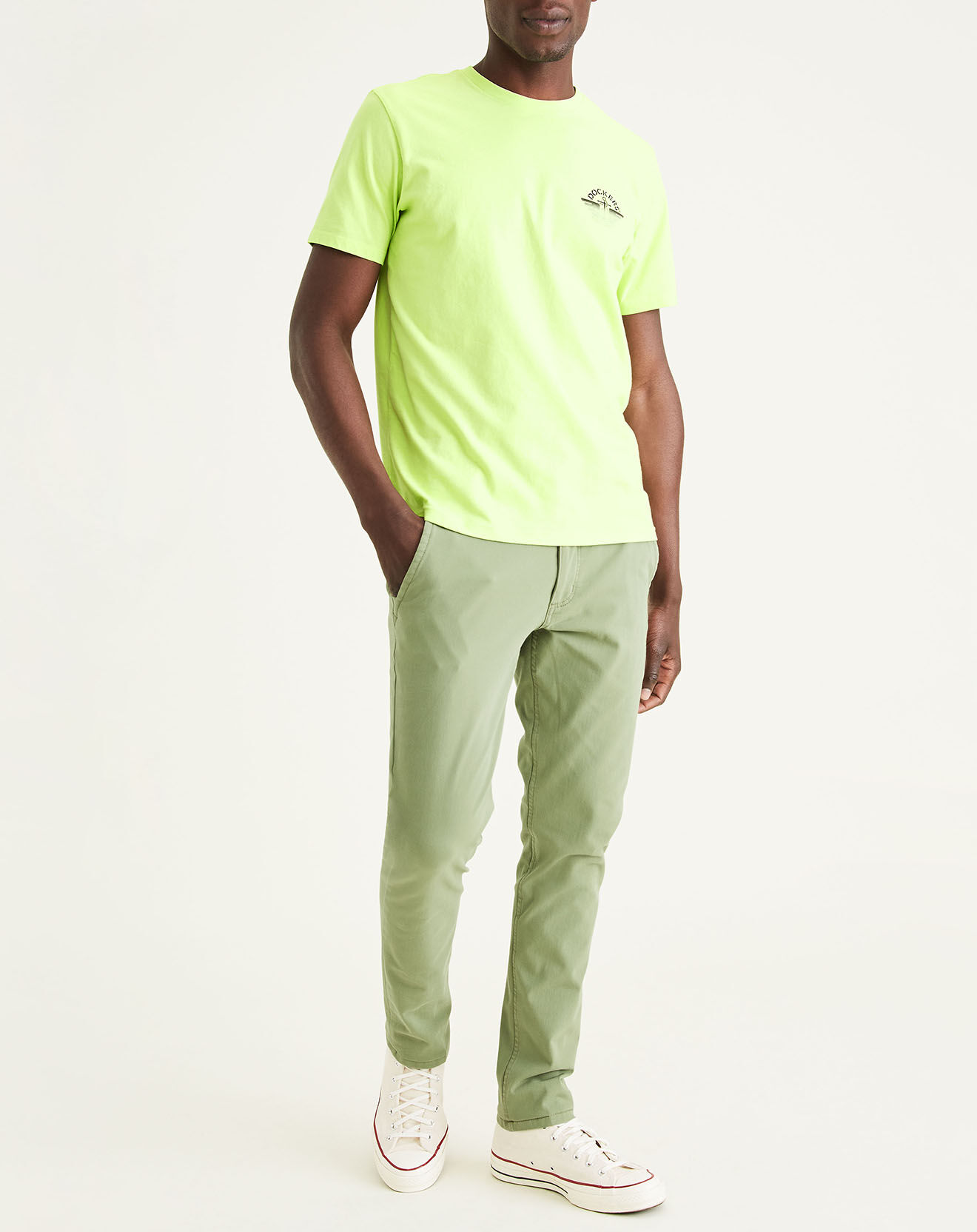 Dockers Pantalon Smart 360 Flex Alpha Skinny kaki clair