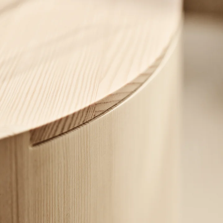Fritz Hansen - Taburet Hocker, Kirsche geölt