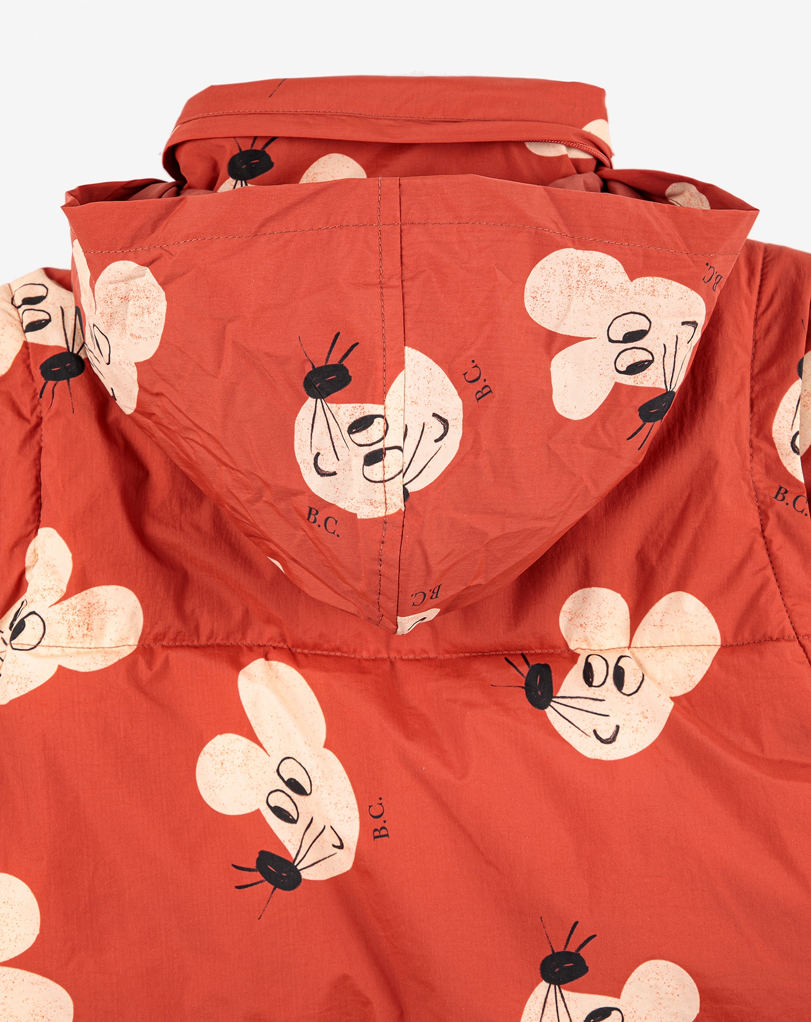 Winterjacke MOUSE ALL OVER in braun