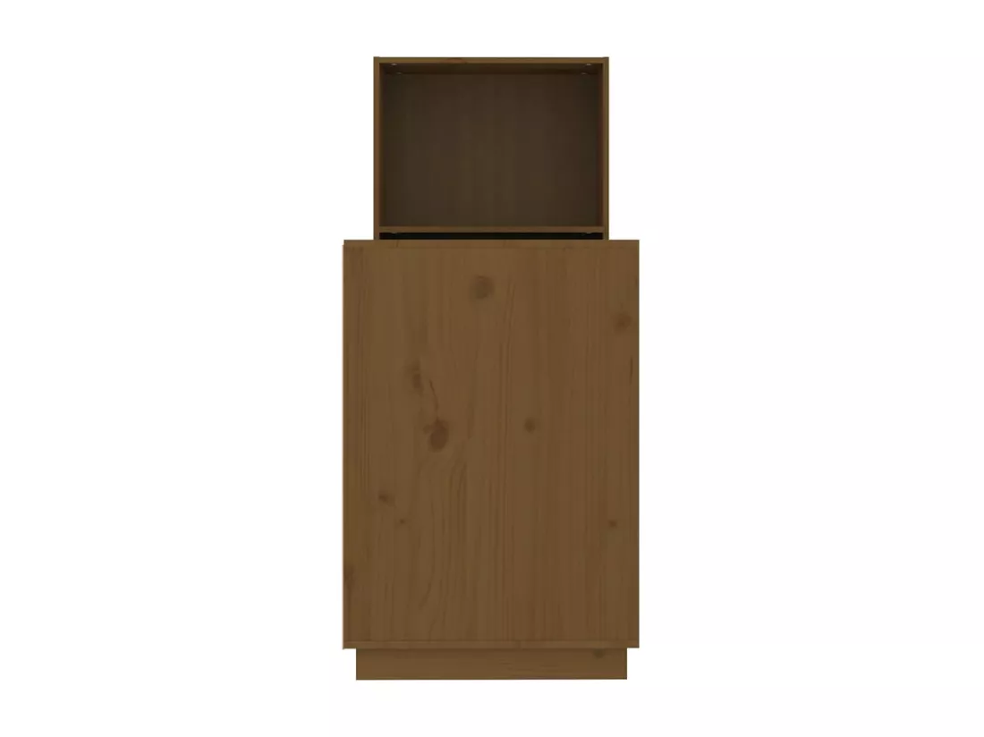 Bureau Marron miel 110x53x117 cm Bois massif de pin