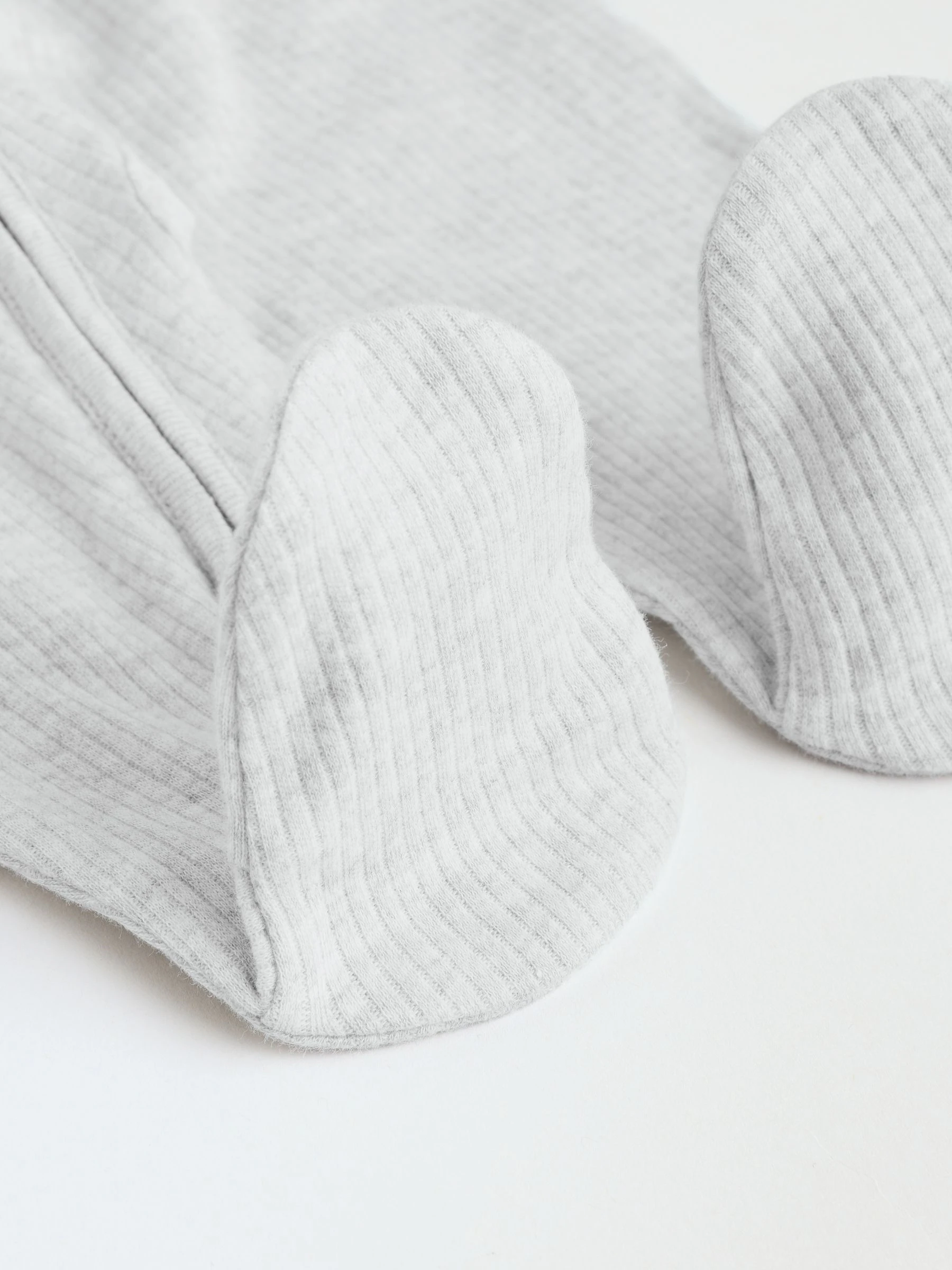 Neutraal - 5 Verpakking van babypyjama\'s met tweewegrits en voetjes (0-2jr)