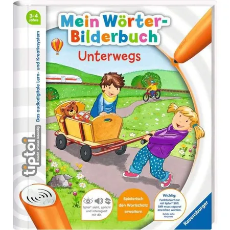 Ravensburger tiptoi Mein Wörter-Bilderbuch Unterwegs