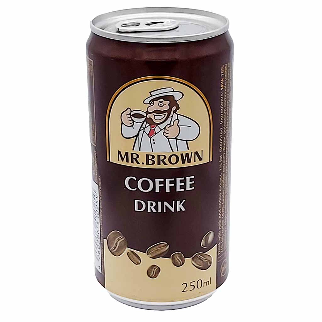 24x Mr.Brown Coffee Drink Classic Dose á 250ml=6L MHD:14.8.25