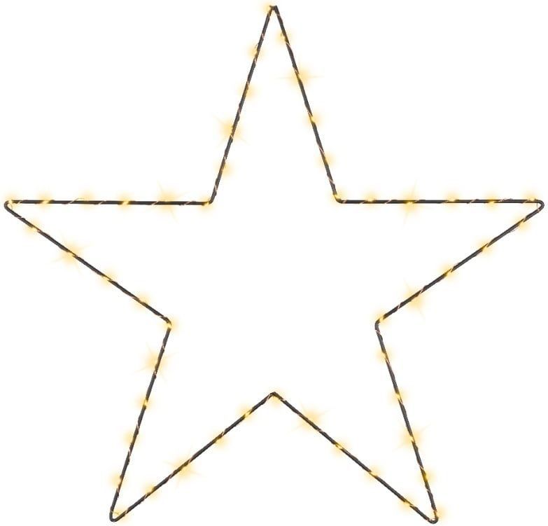 Kerstverlichting LED Ster met 50 lampjes - 58 cm - Kerst