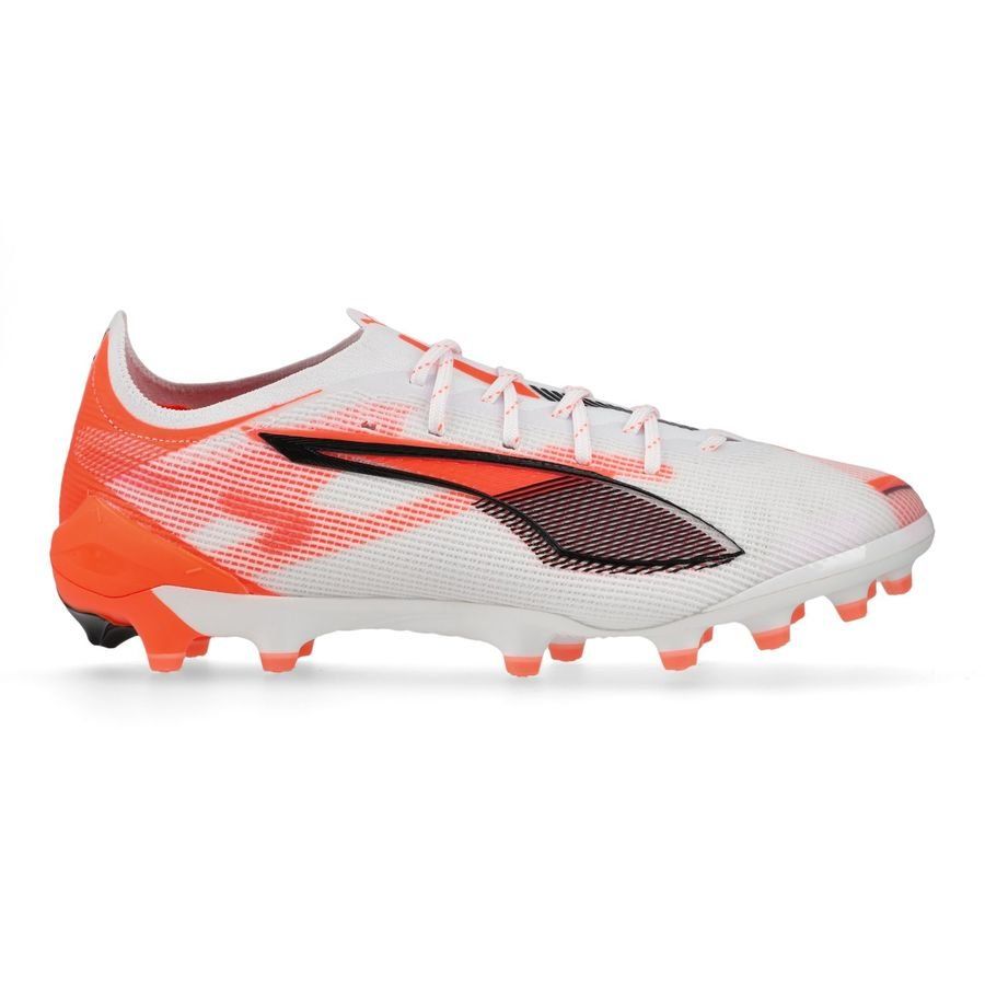 PUMA Ultra 5 Ultimate AG Unlimited - Blanc/Noir/Glowing Red Femme