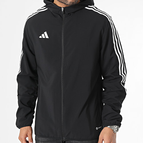 Veste Zippée Capuche A Bandes Tiro 23 HZ9066 Noir