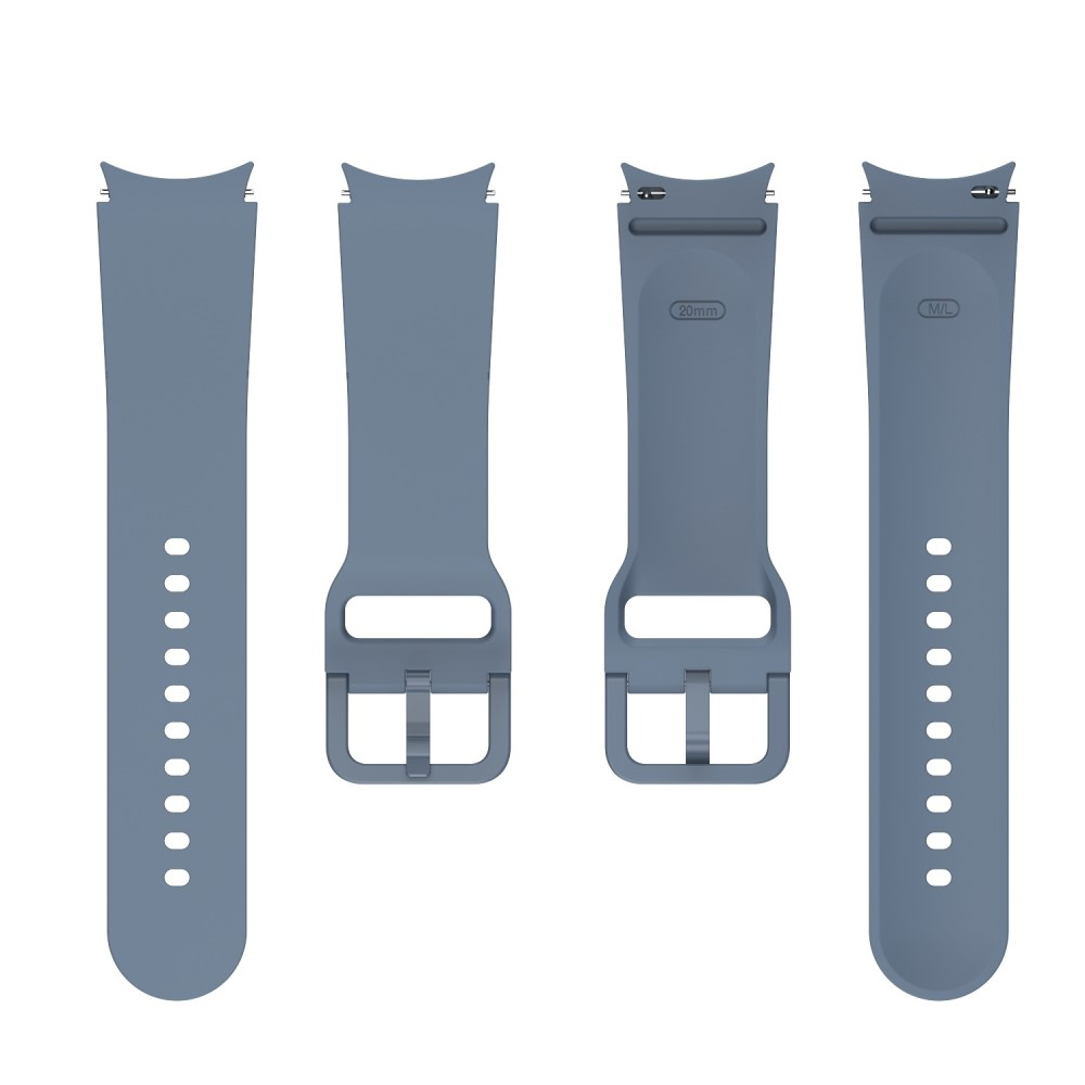 Samsung Galaxy Watch 4 (44mm) Ersatz Sport Silikon Armband (Gelenkumfang: 180 - 220mm) - Blau
