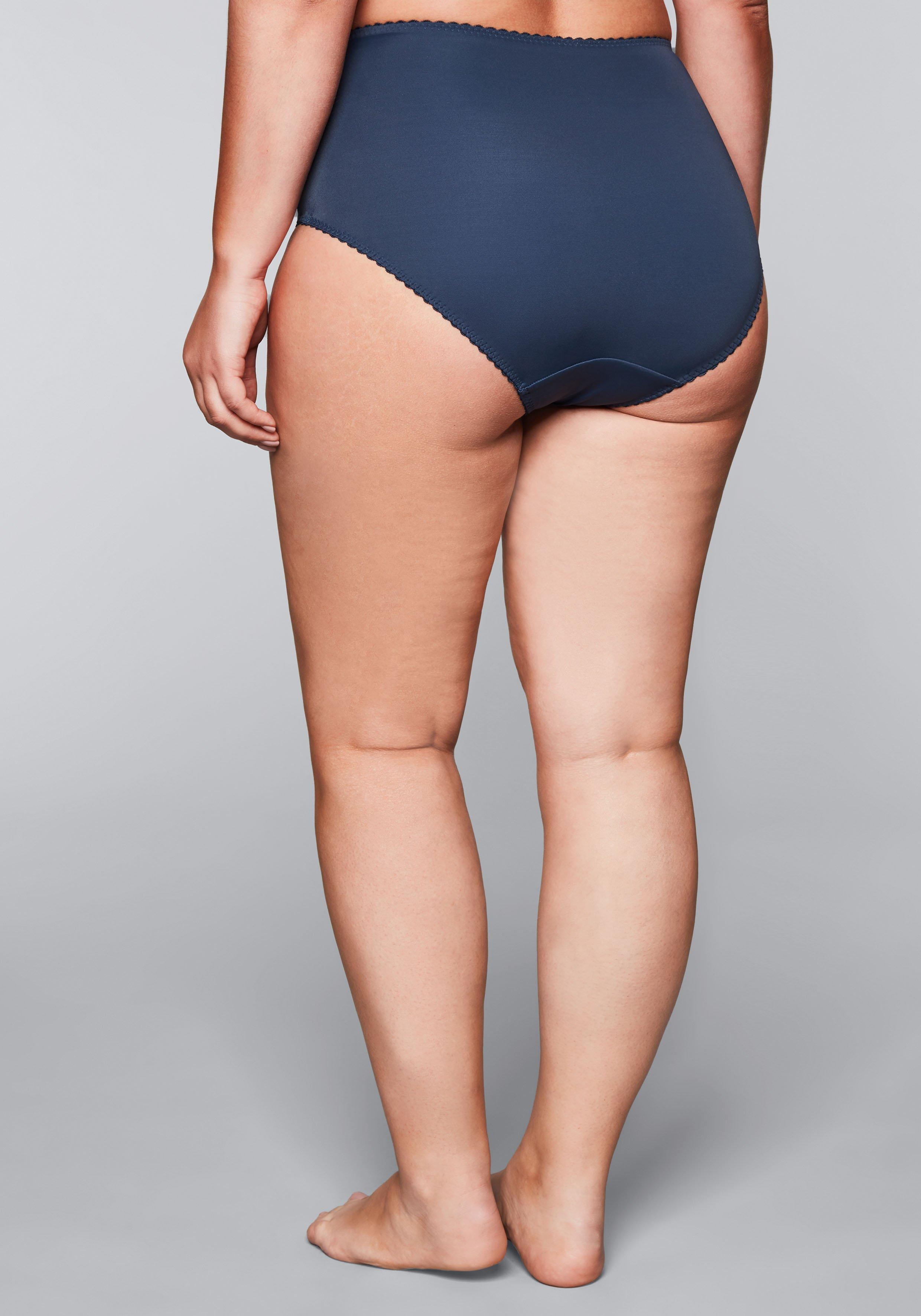Taillenslip mit transparenter Spitze