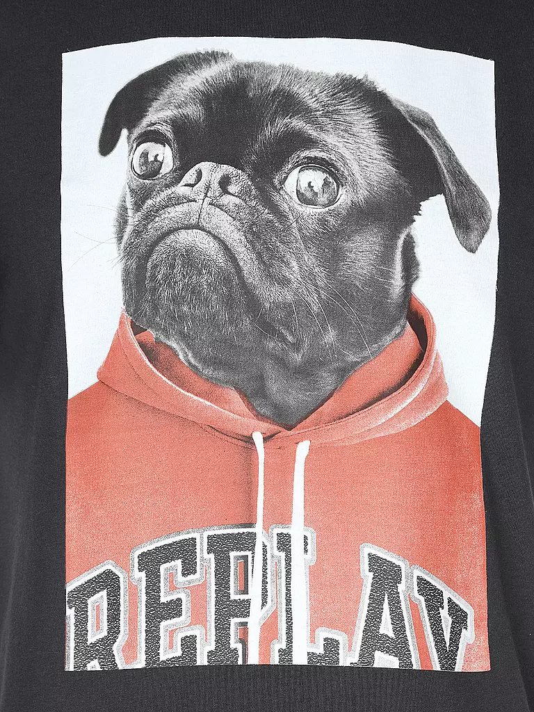 REPLAY T-Shirt schwarz