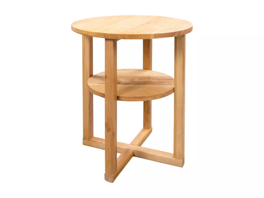 Table d'appoint 40 x 50 cm Bois de chêne massif