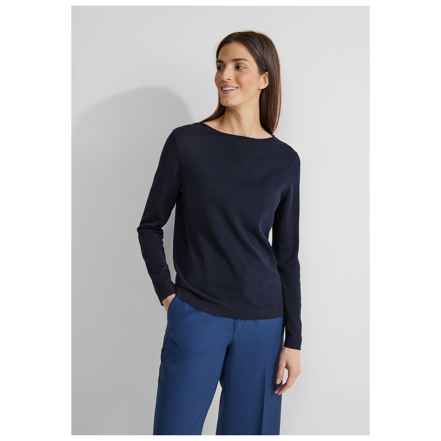 Street One LTD QR basic u-boat sweater