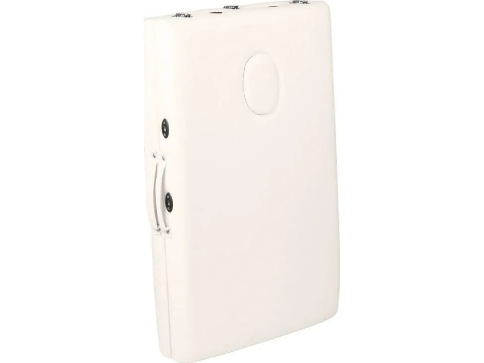 Activeshop sammenklappelig massagebriks ALUMINIUM COMFORT ACTIV FIZJO 2 SEGMENT CREAM