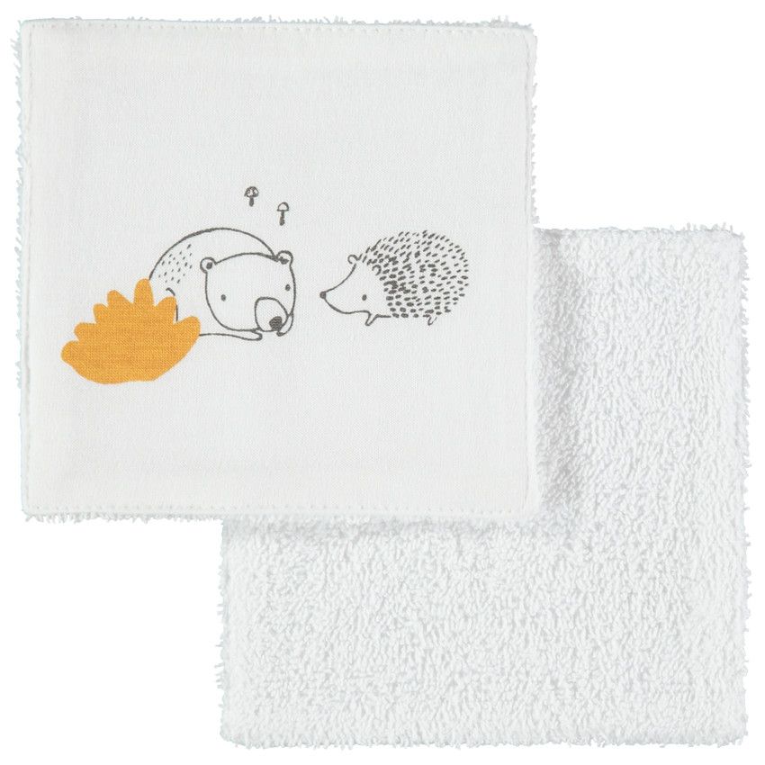 Set de 6 lingettes lavables - Jaune
